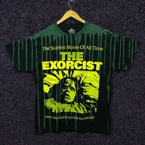 The Exorcist The Scariest Movie of All Time Dripping Goo Tshirt size large